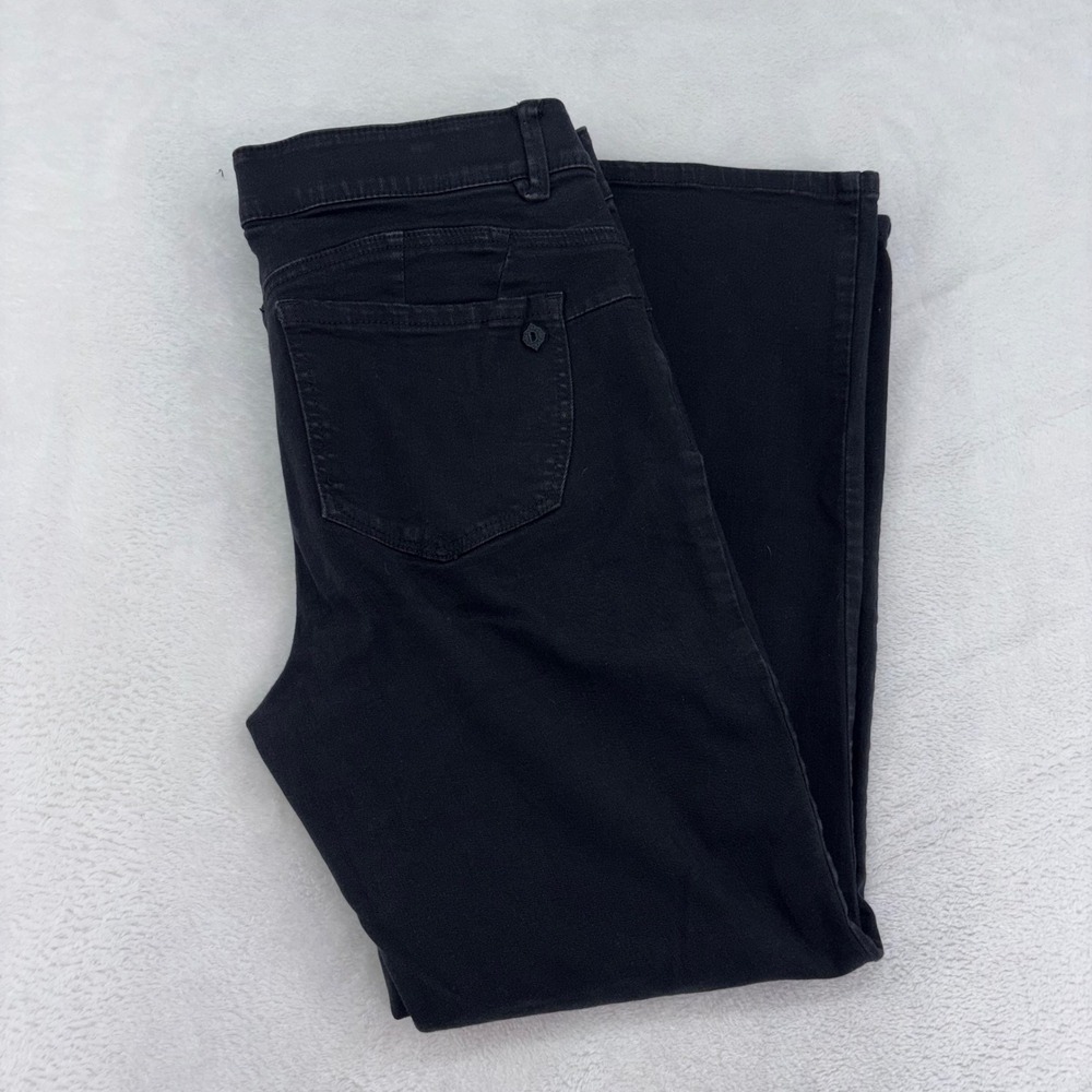 Democracy Ab-solution Black Straight Leg Jeans Size 16 B1560RISL
